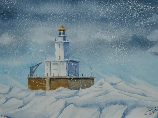 De Tour Reef Lighthouse — Lake Huron